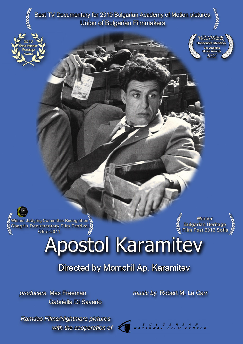 Dva večery Oblíbencem č. 13 Apostolem Karamitevem – Dokumentární film a beseda